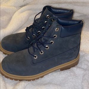 navy blue timberland